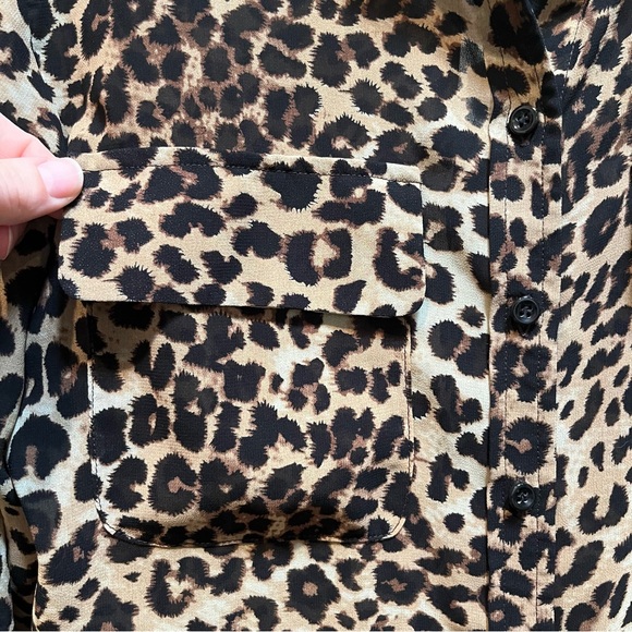 Ines sz M Animal Print Blouse - Picture 7 of 8